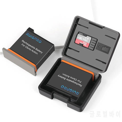 1PC Protective Storage Battery for GoPro Hero 10 9 8 7 6 5 4 Black Xiaomi Yi MiJia Battery Protection Storage box