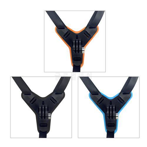 Motorcycle Helmet Chin Strap Mount Holder Adapter Compatible with Hero 9 8 7 6 5/Yi/EKEN Action Cameras Accessory