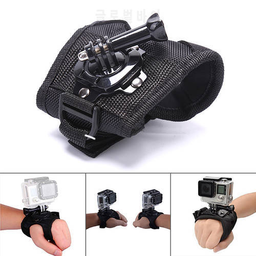 360 Degrees Wrist Band Arm Strap Belt Tripod Mount For GoPro Hero 8/7/6/5/4/3+/2 Camera Fist Adapter Band For Go Pro Accessories