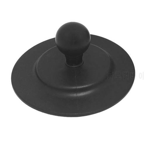 Hot Sale Rubber Ball Head Mount Car Dashboard Suction Cup Round Plate with Adhesive Tape for GPS Camera Smartphones Accessories