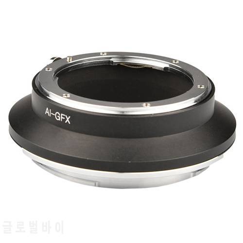 AYHF-Lens Mount Adapter For Nikon AI Lens Lenses To Fujifilm Fuji G-Mount GFX Adapter Ring Mirrorless Digital Cameras