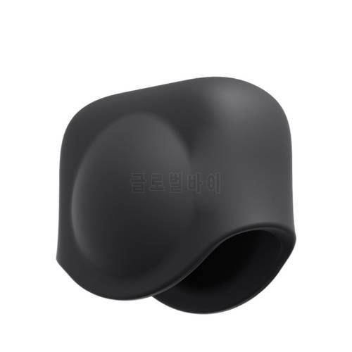 1Pc Black Durable Len Cap Soft Silicone Protective Case Cover Protector for Insta 360 One X2 Action Sport Camera Accessories