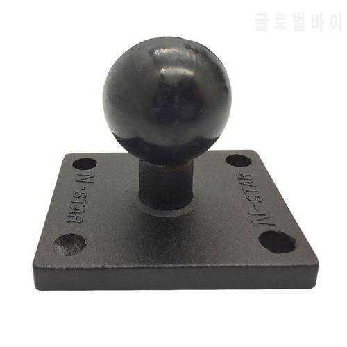 1 PC Aluminum Square Mount Base with Ball Head for Ram Mount for Garmin Zumo/TomTom
