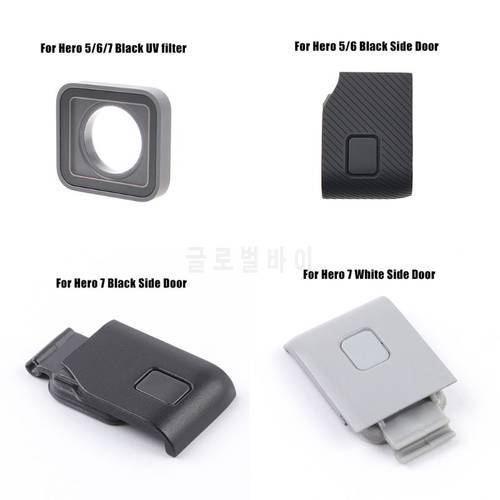 UV Filter Lens Side Door Cover USB-C Mini Port Side Protector for HERO5/6/7 Black/7 White Accessories