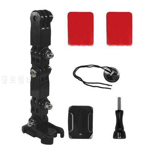 Motorcycle Helmet Mount Curved Adhesive Arm for xiaomi Yi 4K Go Pro Hero 9 6 7 5 Action Camera Adapter Accessories