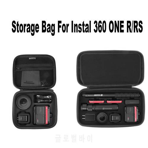 Multi-functional Storage Bag Portable Carrying Case Wear-Resistant Fabric Box For Insta360 ONE R/RS Sport Camera Accessories