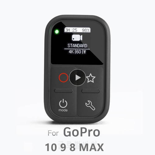 New 80m Remote Control For GOPRO 9 8 MAX Waterproof Wireless Remote Control With Wristband Accessories