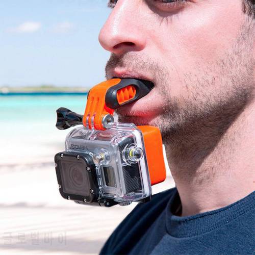 Mount Conspicuous Portable Camera Accessories Surfing Mouthpiece Bite For GoPro Hero Sports Action Video Cameras Accessories
