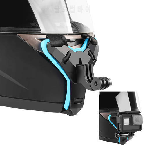 Motorcycle Helmet Chin Strap Mount Holder Adapter for GoProHero10 9 8 7 6 5Xiaomi Yi EKEN DJI Insta360 Action Camera Accessories