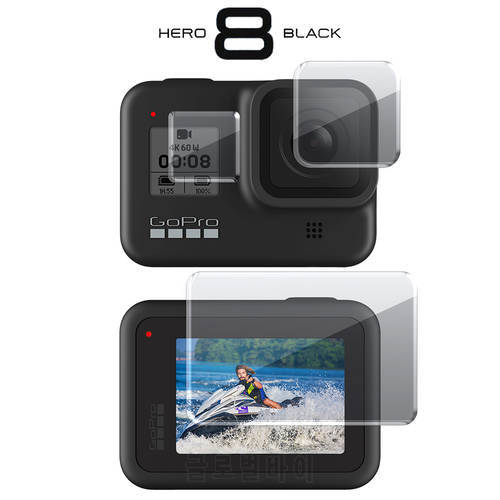 Tempered Glass Screen Protector Cover Case for GoPro Hero 8 Black Lens Protection Protective Film Gopro8 Go pro Accessories