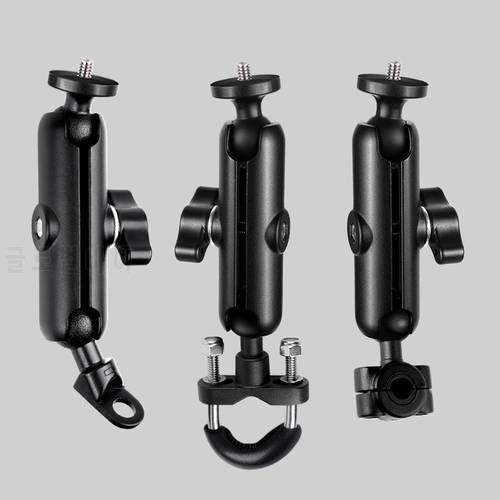 Gopro Motorcycle Support Action Camera Ram Mount Handlebar Mirror Pole Bracket Moto Bicycle Holder for Go Pro 10 9 8 Accessories