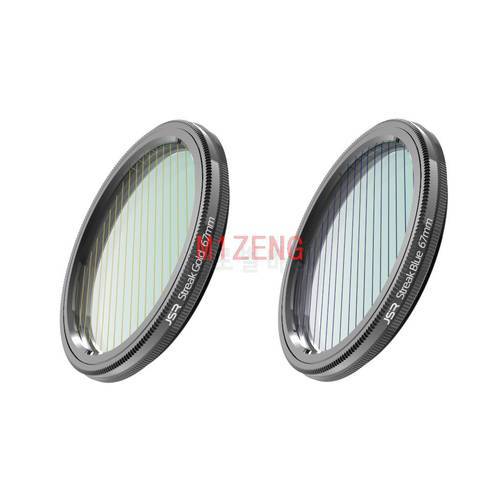 streak blue/gold starlight wire drawing effect lens Filter for 37 40.5 43 46 49 52 55 58 62 67 72 77 82 86 95 105 camera