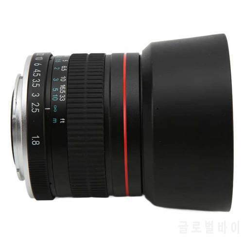 85mm F1.8 Portrait Camera Lens Medium Telephoto Portrait Camera Lens Manual Focus for D500 D7500 D7200 for D850 D810 D780