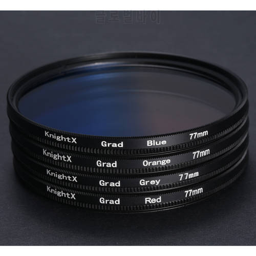 KnightX Grad FILTER 49mm 52mm 58mm 67mm 72mm for Nikon Canon Sony Fujifim Olympus Photography Accessories DSLR Lens