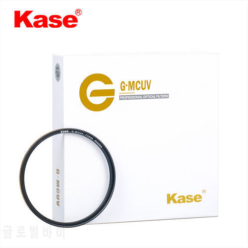 Kase 40~95mm 43/67/75/77/82/86mm 95mm G-MCUV Anti-Fall Anti-Ultraviolet Gold Ring Multilayer Coating UV Filter For Camera Lens