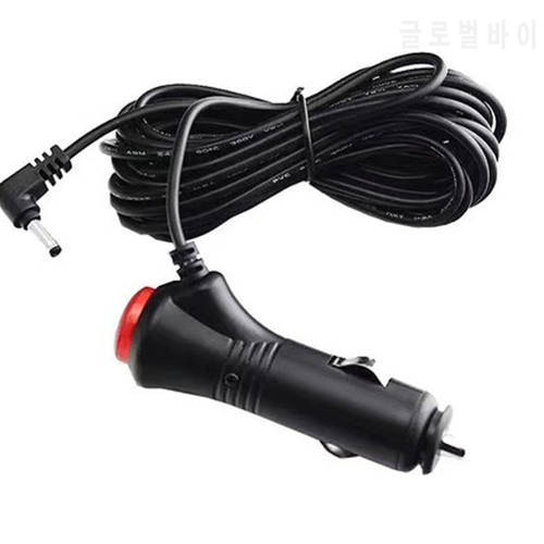 12V red switch cloud dog electronic dog navigator car charger DC3.5 round head car charger
