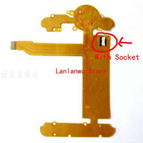 NEW Keyboard Button Rear Cover Flex Cable For Nikon D90 Digital Camera Repair Part [With Socket]