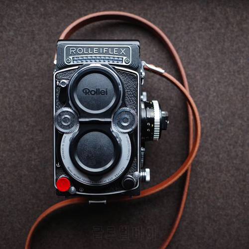 For Rollei Rolleiflex Twin-lens 3.5F 3.5E 3.5E1 3.5E3 3.5T 3.5C 2.8F 2.8E 2.8E2 2.8FX TLR Camera Leather Shoulder Neck Strap
