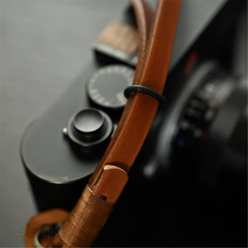 For Ricoh Leica Fuji Sony Olympus Canon Nikon Mirrorless Camera Handmade Leather Camera Wrist Hand Strap