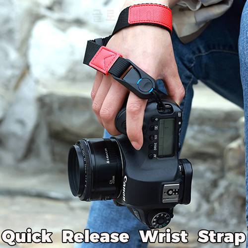 Camera Wrist Strap Suitable For Canon R5 R6 Nikon Z7 Z6 Sony A7M4 A7C Fuji XT4 Quick Release Hand Rope Magnetic Suction Design