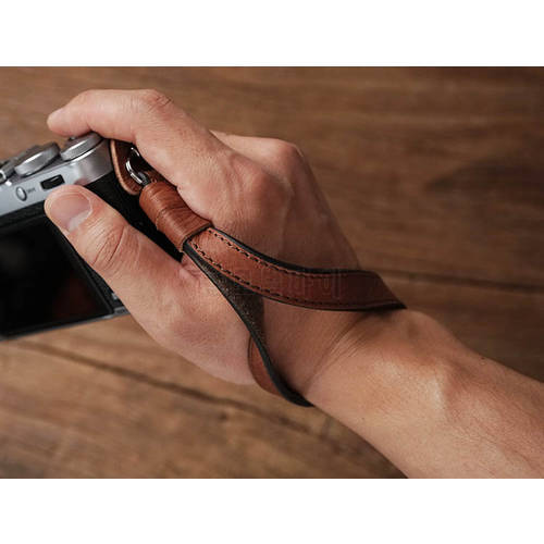 Camera Wrist Strap Handmade Genuine Leather