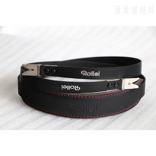 Rollei Dovetail Buckle Leather Strap Rollei 2.8F Strap 2.8FX Double Reversible Shoulder Strap