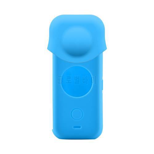 For Insta360- ONE X2 Silicone Protective Lens Cover Panoramic Sports Camera Lens