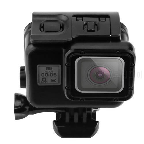 For Go Pro 5 6 7 Black Touch back door Waterproof housing Case Protective Skeleton Shell For GoPro Hero 5 6 7 Camera Accessories