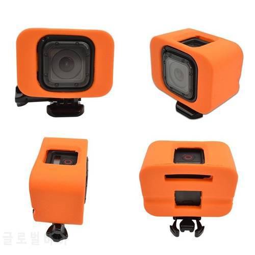 Diving Floating Handheld For Gopro 5s 4s Orange Floaty Case Protective Surfing Cover Water For Go Pro 5s 4s Camera Accessories