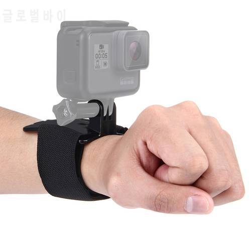 PULUZ Adjustable Wrist Strap Mount for GoPro HERO10 9 8 7 6 5 4 3 2 1 Session for Insta360/DJI and Other Action Cameras
