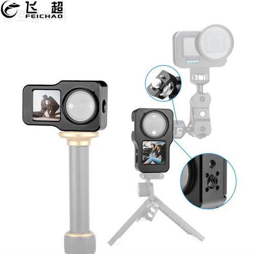 CNC Camera Cage Protective Case Housing Aluminum Alloy Frame Shell with 37mm Filter For DJI Osmo Action 2 Camera Accessories