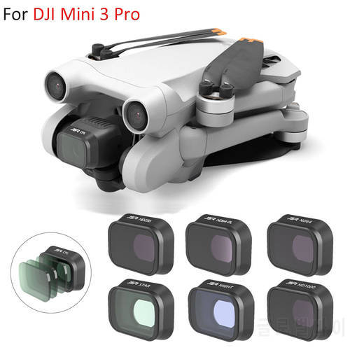 Filter Set for DJI Mini 3 Pro UV CPL Star Night ND8 ND-PL64 Filters Kit Optical Glass for Mini 3 Pro Gimbal Lens Protector