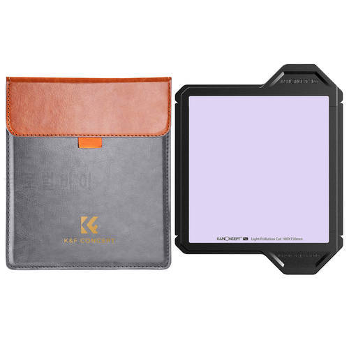 K&F Concept 100*100*2mm X-PRO Series Square Clear-Natural Night Filter Light Pollution Reduction Filter for Star Sky Night Scene