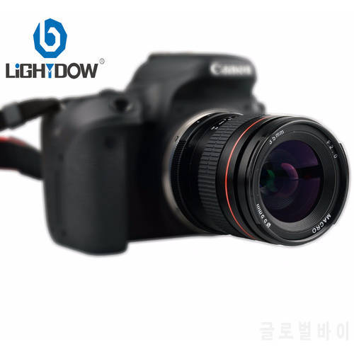Lightdow 35mm F2.0 Fixed Focus Large Aperture Manual Full Frame Lens For Cannon 550D 600D 650D 750D 5D 5D2 6D 7D DSLR Cameras
