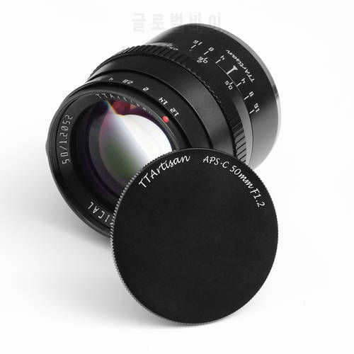 TTArtisan 50mmf1.2 large aperture fixed focus micro single lens is suitable for E / FX/ m43/ EF-M Interface