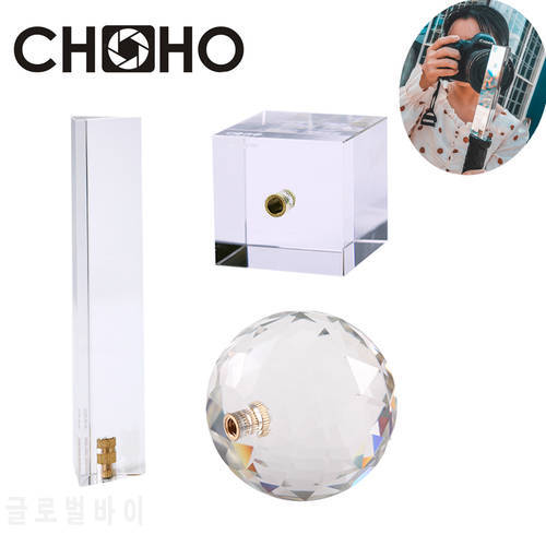 Blur Photography Triangular Prism 130mm*30mm Rainbow Crystal Ball Square Glass Special Filter Lens Wedding Shoot Accessories