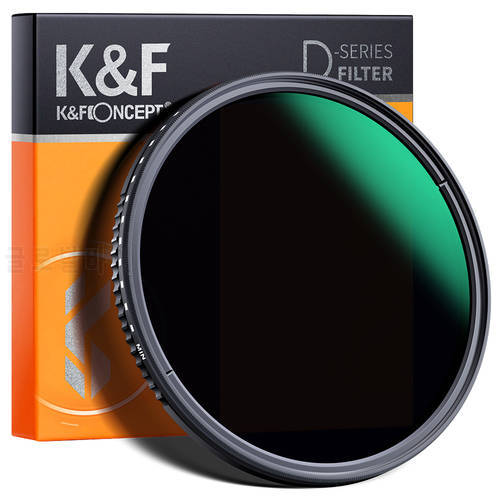 K&F Concept ND3-ND1000 ND Camera Lens Filter Variable 24 Layers 9 stops Variable Neutral Density 52mm 58mm 67mm 72mm 77mm 82mm