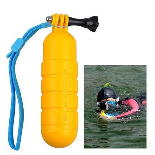 Go Pro Accessories Yellow Floating Grip Threaded Buoyancy Stick Monopod Handle Tripod For Gopro Hero For Yi For Eken Camera GP82