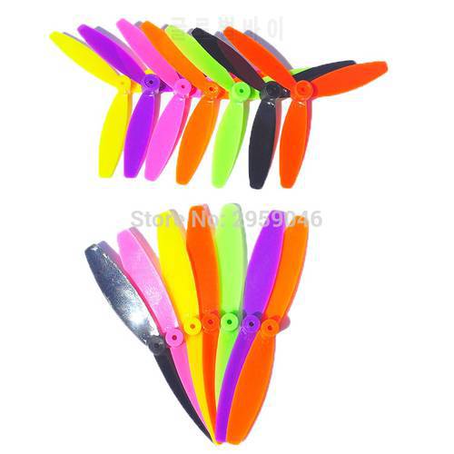 10Pairs 65mm 3 Blade 65mm 2Blade Direct Drive micro Propeller mini props 1.5mm Mounting Hole for 1103-1106 Motor RC Model Drone