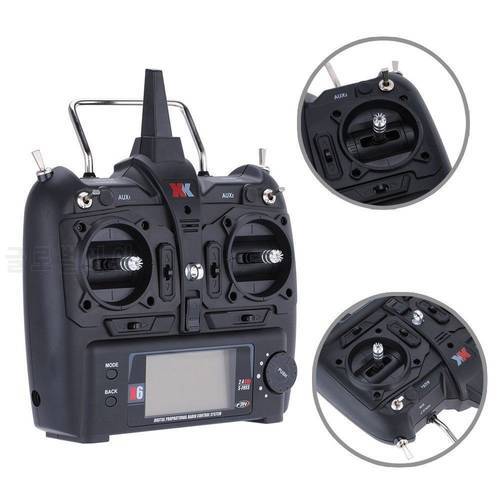 Original XK X6-001 2.4GHz 6CH Transmitter for XK K100 K110 K123 K124 RC Helicopter Drone