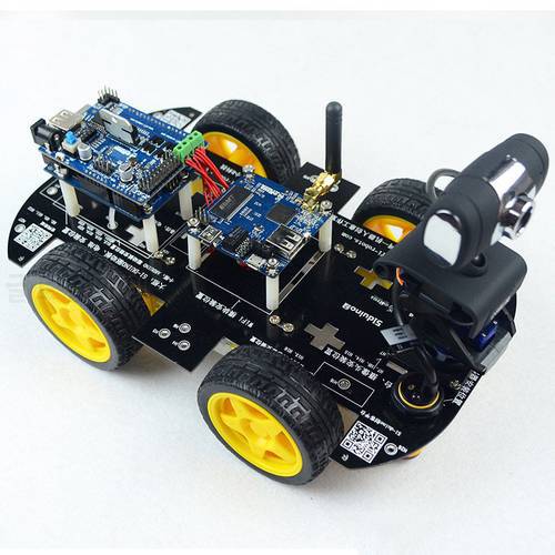 DS Robot Wifi Robot Car Kit with Camera FPV Smart Tank Car for arduino with iOS/Android APP Control
