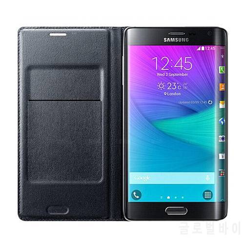 Slim Leather Wallet Case Flip Back Cover Battery Housing Carrying Bag With Card Holder Mask For Samsung Galaxy Note Edge N9150
