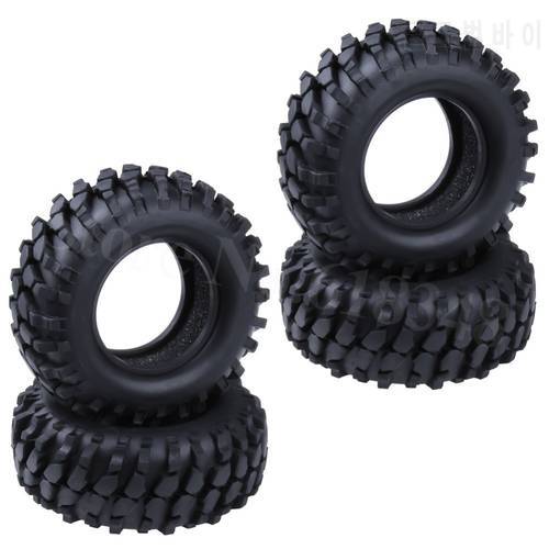 4PCS 1.9 inch Rubber 96mm RC Crawler Tires With Foam Inserts ID: 48mm Width:36mm For Remote Control Car Tyres