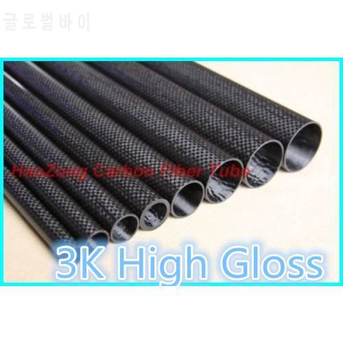 3k Carbon Fiber Tube/Pipe Length 500mm OD5mm 6mm 7mm 8mm 9mm Roll Wrapped Light Weight, High Strength,For Quadcopter Accessories