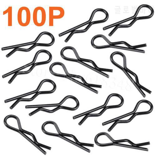 100-Pack Micro Body Clips Pins For 1/18 Scale WLtoys A959 A949 A969 A979 K929 RC Car Spare Parts