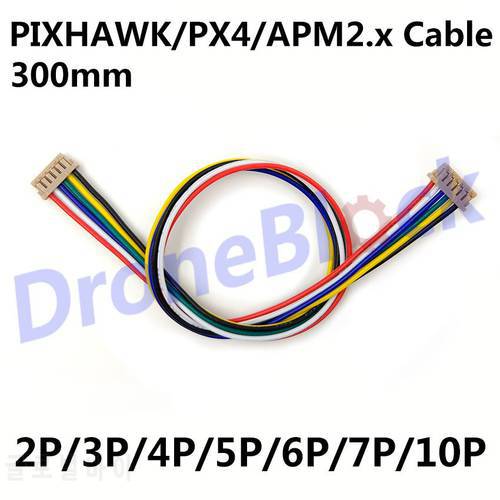 5PCS Pixhawk Navio2 PX4 APM2.5 2.6 Cable DF13 Connector Wire 300mm 2P 3P 4P 5P 6P 7P 10P