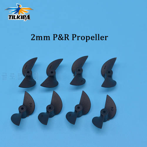 Model Boats Accessories 2 blades D30mm Propellers for 2mm Shaft 1.95 Mounting Hole Paddles DIY Toy Accessories