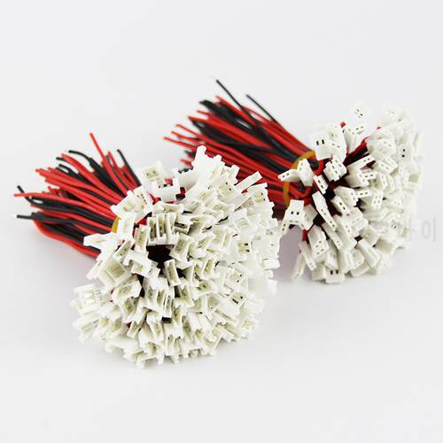 100pairs 1S 2 Pins Molex 51005 51006 Mirco Model Battery Connector 22awg 10cm Heatproof Silicone Cable for RC Helicopter