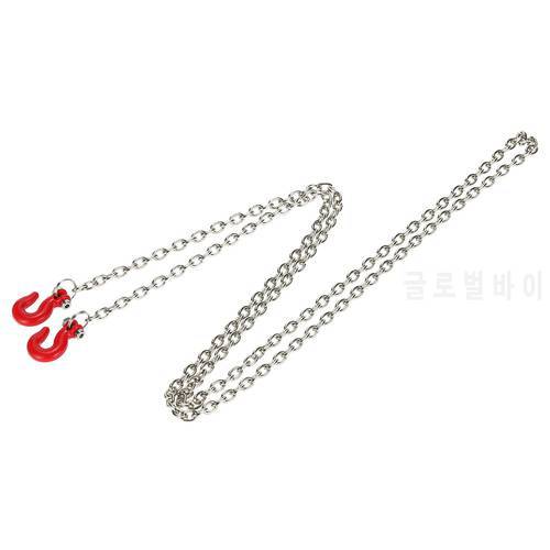 Metal Trailer Hook & Chain for 1/10 D90 Axial SCX10 RC Rock Crawler