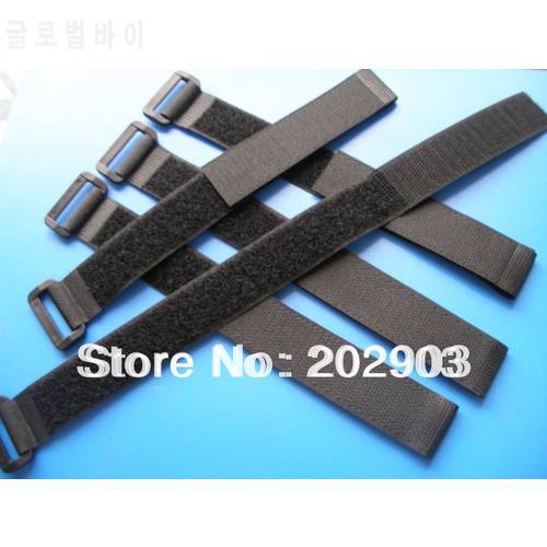 10pcs/lot Quality Nylon Tape RC Toy lipo Battery Flip Stick Adhesive Strap Belt Tape Cable Tie 270mm*20mm Black Color